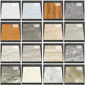 بلاط أرضيات 60x60 و80x80 من الرخام اللامع بلاط سيراميك أسود بورسلين مزجج مصقول - Product Image 3
