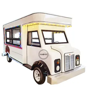 OEM Multi-functional Food Snack Vending Truck Mobile Kitchen Dining Car Customized Ice Cream Cart Kiosk