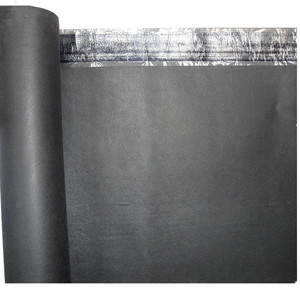 Fibra de vidrio reforzada doble lado auto-adhesivo de asfalto betún modificado roofing rollo impermeable membrana hoja de fieltro - Product Image 4