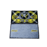 Lettre allemande personnalisée brodée Patch fourrure Immer Nur Bei Dir pour Fan vêtements et vestes