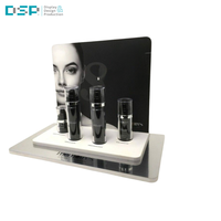 Support d'affichage cosmétique en acrylique avec éclairage LED écologique DSP pour palette de fards à paupières et rouge à lèvres, design personnalisable, usine vietnamienne