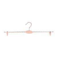 Cintre de sous-vêtements en métal pour présentoir de lingerie femme avec clips