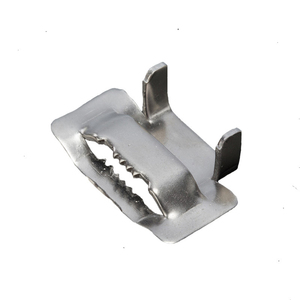 Hebillas <span class=keywords><strong>de</strong></span> acero inoxidable para <span class=keywords><strong>flejes</strong></span> <span class=keywords><strong>de</strong></span> fibra óptica, abrazaderas para cables - Product Image 1