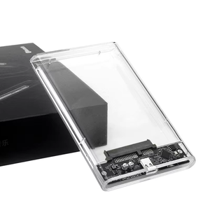 2,5 polegadas SATA caso porta serial USB3.1 Tipo-C Interface Hard PC Notebook transparente usado para Desktop-Caixa de disco rígido externo - Product Image 1