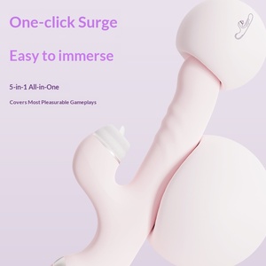 うさぎ型バイブレーター Gスポット刺激器 クリトリス刺激器 ホットバストサクション シリコン製セックストイ 女性向け - Product Image 2