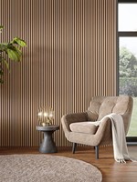Dalles de plafond modernes Akupanel en MDF, panneaux muraux acoustiques insonorisants, panneaux décoratifs 3D, panneaux absorbants le son à 80%