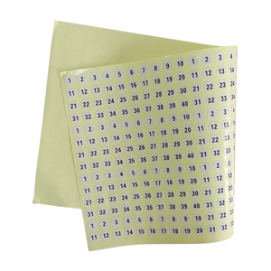 30 fogli etichette con numeri piccoli <span class=keywords><strong>adesivi</strong></span> 1-100 numeri <span class=keywords><strong>adesivi</strong></span> rotondi etichette con numeri autoadesivi piccoli da 0.4 pollici per ufficio - Product Image 3