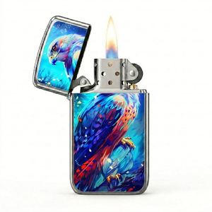 2026 Rechargeable Cigarette <b>Lighter</b> Falcon X Built in USB Electric Heating Coil <b>Windproof</b> Smoking Accessory - Product Image 5