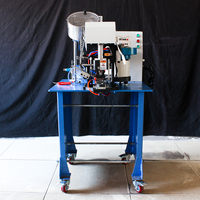 Machine de poinçonnage automatique à œillets pour drapeaux et tissus enduits, entièrement électrique