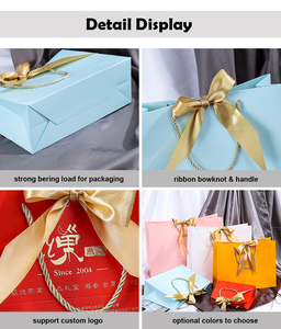 MOQ 100pcs Factory Supply <b>Paper</b> Shopping Bag Custom Logo Gift Store Merchandise Packing Present Boutique Retail Bags for Jewelry - Product Image 6