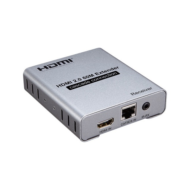 V2.0 60M HD MI Extender 4K Extender HD MI Transmitter Receiver Via CAT5E/6 Cable
