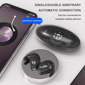 Casques <span class=keywords><strong>de</strong></span> sport tendance avec écran LED, écouteurs TWS <span class=keywords><strong>de</strong></span> jeu ENC, écouteurs sans fil transparents pour dormir, écouteurs - Product Image 3