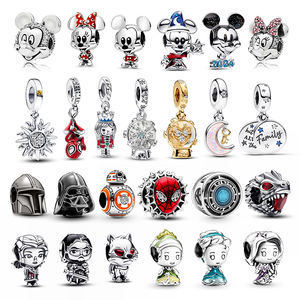 Fine Silver Jewelry New Designer 925 Sterling Silver Cartoon DIY Girls S925 <strong>Charms</strong> Pendant for Necklace Bracelet Jewelry Making - Product Image 4