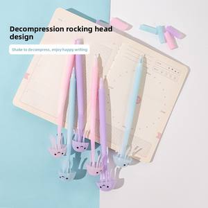 Penna Gel 3D a Forma di Medusa 0,5MM all'Ingrosso, Colore Macaron, Inchiostro Nero, Penna Creativa Oscillante per Ufficio e Scuola in Grandi Quantità - Product Image 3