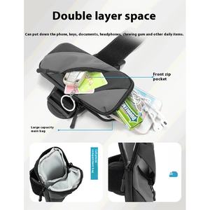 Sac de bras de sport unisexe personnalisé en gros, sac de poignet imperméable en EVA, doublure en PU, équipement de course à pied pour téléphone portable en plein air - Product Image 6