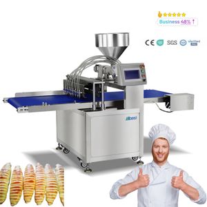 เครื่องโรยหน้าขนมปังอัตโนมัติ ใช้งานง่าย เครื่องตกแต่งเค้ก 220V สภาพใหม่ - Product Image 1