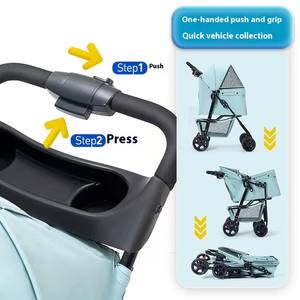 Fabrika yüksek kaliteli 600D Oxford kumaş Metal <span class=keywords><strong>Pet</strong></span> malzemeleri için evcil hayvan arabası köpek arabası lüks <span class=keywords><strong>Pet</strong></span> köpek - Product Image 5