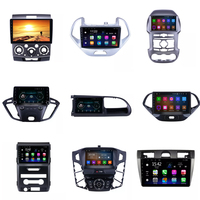 Accessoires de voiture 9"/7" - Cadre d'autoradio - Stéréo - Compatible avec Ford Focus 2 - Navigation et GPS - Lecteurs Android pour voiture