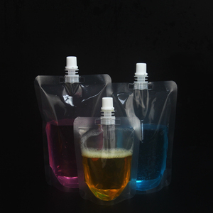 ถุงใส่น้ำดื่มแบบใส8.6มม. ถุงใส่ของเหลวชาถุงนมถั่วเหลืองสำหรับเครื่องดื่มเย็นๆ - Product Image 1