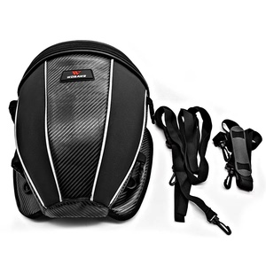 Réservoir d'essence pour moto, siège arrière, sac multifonctionnel latéral en cuir microfibre, sac diagonal étanche - Product Image 1