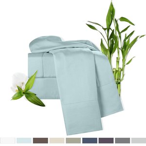 卸売クイーンサイズホワイト100% バンブー300 TCバルクフラットシート - Product Image 2