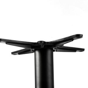 Base de Mesa de Hierro Negro para Comedor con Diseño Moderno de Base Cruzada para Sala de Estar y Uso en Exteriores - Product Image 6