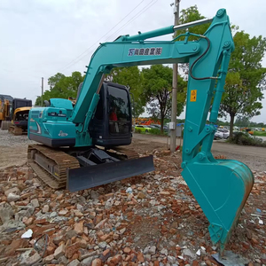 Excavadora Pequeña Kobelco SK75 de Segunda Mano Barata, 95% Nueva, Maquinaria de Construcción Hidráulica de Segunda Mano con Certificado CE y <span class=keywords><strong>EAP</strong></span> - Product Image 1