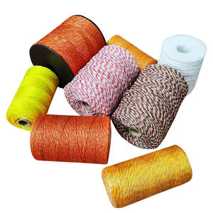 רב גדילים גדר חשמלית פוליטייפ רחב פוליטייפ חבל חוט פלדה עבור בקר חווה חווה - Product Image 5