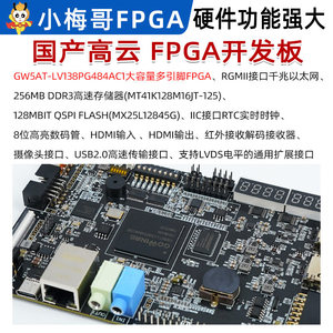 Carte de développement FPGA domestique Arora V GOWIN GW5AT-138K/60K avec USB et Ethernet – ACG720 M633 - Product Image 3