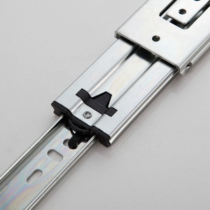 53mm largeur Télescopique de matériel de meubles Lourds Coulissant à roulement à billes pleine extension Ferroviaire 120kgs chargement tiroir Glissière - Product Image 3