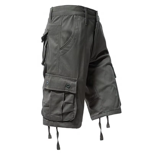 Pantalones Cortos de Mezclilla Elásticos de Alta Calidad para Hombre, Fabricante, Logotipo Personalizado, Algodón, Corte Relajado, Pantalones Cortos Cargo de Camuflaje para Hombre - Product Image 2