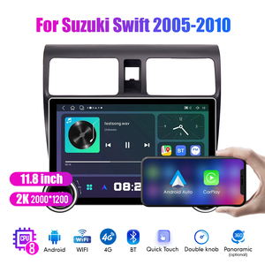 Autoradio 11.8 pouces pour <span class=keywords><strong>Suzuki</strong></span> <span class=keywords><strong>Swift</strong></span> 2005-2010 DIAMOND 2K QLED écran 2Din <span class=keywords><strong>Android</strong></span> voiture stéréo lecteur DVD Carplay DSP - Product Image 5
