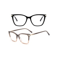 Lunettes optiques en acétate de haute qualité, design tendance haut de gamme, montures de lunettes durables pour un usage quotidien