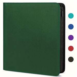 MIO-Album en cuir PU/velours, 12 poches, 480 cartes pour <span class=keywords><strong>carte</strong></span> de commandant, pour album photo Tcg Zip - Product Image 5
