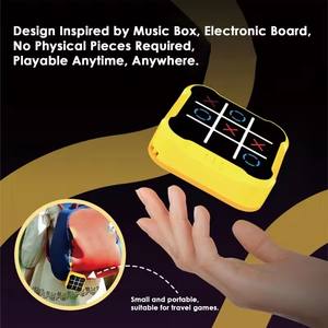 Multifunctional <b>Electronic</b> Tic-Tac-Toe <b>Board</b> <b>Board</b> <b>Games</b> Montessori Puzzle Table <b>Game</b> Chess Chess Set Portable for Adults Kids - Product Image 4