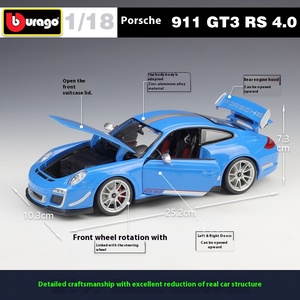Modelo <span class=keywords><strong>de</strong></span> Auto <span class=keywords><strong>de</strong></span> Aleación <span class=keywords><strong>a</strong></span> <span class=keywords><strong>Escala</strong></span> <span class=keywords><strong>1</strong></span>:<span class=keywords><strong>18</strong></span> <span class=keywords><strong>de</strong></span> Porsche 9-11 GT3 RS, Juguete <span class=keywords><strong>de</strong></span> Metal <span class=keywords><strong>de</strong></span> Simulación, Auto Fundido <span class=keywords><strong>a</strong></span> Presión para Niños y Adultos, Regalo <span class=keywords><strong>de</strong></span> <span class=keywords><strong>Colección</strong></span> - Product Image 2