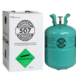 Penjualan laris silinder harga gas refrigerant r507 penyejuk udara HVAC pendinginan komersial 11.3kg