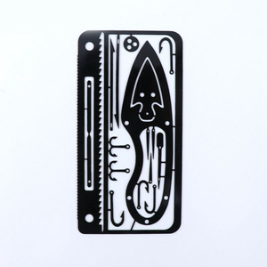 22 in 1 Stainless Steel <b>Multi</b> Function Pocket <b>Tool</b> Card for Outdoor <b>Camping</b> Hiking Emergency Repair and Daily Carry Use - Product Image 4