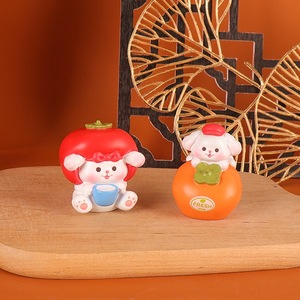 Yu Mo Good Persimmon Puppy Blind Box Mini Figura Decorativa de Escritorio, Regalo para Niños y Coleccionistas - Product Image 3