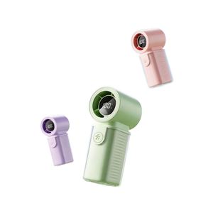 16C Icy Cool Foldable <b>Mini</b> Handheld <b>Fan</b> 100 Speeds <b>USB</b> Rechargeable Portable for Outdoor Household & Hotel Use - Product Image 6