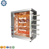 Machine à rôtir le poulet de comptoir, four à poulet rotatif au gaz ou électrique pour cuisine, restaurant et équipement de restauration