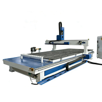 Wisdom CNC Meilleur Prix Routeur CNC 4 axes ATC 1325x2040 avec Moteur Servo Syntec 9KW, Boîte de Vitesses, Roulement, pour Fraisage, Découpe et Gravure, Haute Rigidité