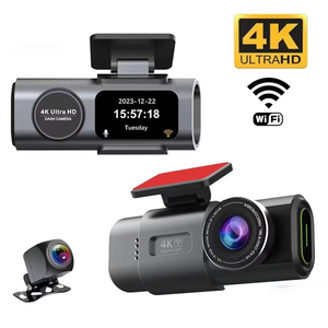 Vendita Diretta dalla Fabbrica: Dash Cam 4K WiFi GPS con <span class=keywords><strong>Doppia</strong></span> <span class=keywords><strong>Telecamera</strong></span> Anteriore e Posteriore 2160P, Visione Notturna e Monitoraggio Parcheggio - Product Image 2
