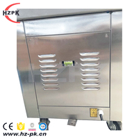 Hzpk Semi-Automatische Elektrische Dubbele Kamer Vacuüm Afdichting Verpakkingsmachine Voor Voedsel Fruit Metaal