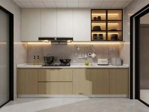 Muebles de Cocina Modernos de Madera Contrachapada Resistente a la Humedad con Acabado Lacado, Juego de Gabinetes de Cocina Pre-Ensamblados - Product Image 2