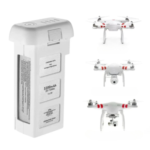 แบตเตอรี่โดรนใหม่ 11.1V 5200mAh สำหรับ <span class=keywords><strong>Phantom</strong></span> <span class=keywords><strong>2</strong></span> / <span class=keywords><strong>2</strong></span> <span class=keywords><strong>Vision</strong></span> / <span class=keywords><strong>2</strong></span> <span class=keywords><strong>Vision</strong></span>+ ความจุสูง แบตเตอรี่สำรองสำหรับเครื่องบิน ชาร์จได้ ผลิตในจีน/กวางสี - Product Image 5