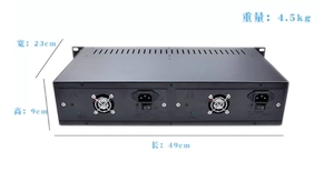 Le châssis 2U de bâti de support de convertisseur de médias de fibre 14 met en communication 19 pouces avec la source d'énergie <span class=keywords><strong>2</strong></span> - Product Image 6