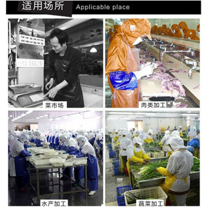 <b>White</b> Food Grade Rain <b>Boots</b> <b>Over</b> The <b>Knee</b> Non Slip Wear Resistant For Kitchen Seafood Chemical Workshops - Product Image 3