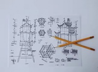 Película de Dibujo para Plotter CAD, Fabricada en China, Doble Cara, Mate, Translúcida, Impermeable, PET, para Dibujo de Ingeniería, Tinta de Inyección