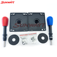 Manette de jeu d'arcade américaine style HAPP, contrôleur 4/8 directions en plastique et métal, 12V, pièces de rechange anglaises pour borne à monnayeur